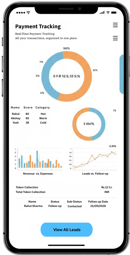 CRM Mobile Interface